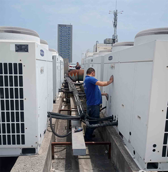 荥经中央空调制热和不制冷系统维修方法