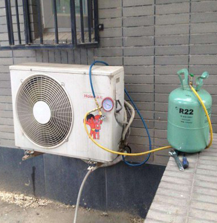 荥经空调加氟